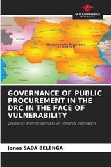 Governance of Public Procurement in the Drc in the Face of Vulnerability - Jonas Sada Belenga - 9786209561566
