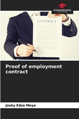 Proof of employment contract - Josky Edzo Meye - 9786209677533