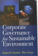 Corporate Governance for Sustainable Environment - Ramesh Chandra - 9788182051058