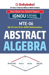 Mte-06 Abstract Algebra - A. K. Srivastava - 9788189086824