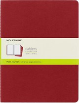 Moleskine Cahier Pocket Plain Red Cover XL. 3er Pack - Moleskine - 9788862931090