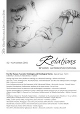 Relations. Beyond Anthropocentrism. Vol. 4, No. 2 (2016). Past the Human: Narrative Ontologies and Ontological Stories: Part II - AA. VV. - 9788879163606