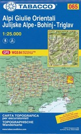 Tabacco Wandern 1 : 25 000 Alpi Giulie Orientali-Julijske Alpe-Bohinj-Triglav -  - 9788883151118