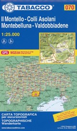 Il Montello, Colli Asolani, Montebelluna, Valdobbiadene 1:25.000. Ediz. italiana, inglese, francese e tedesca -  - 9788883151194