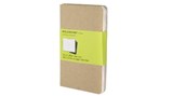 Moleskine Cahier pocket blanko packpapierbraun DIN A6. 3er Pack - Moleskine - 9788883704949