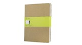 Moleskine Cahier Extra Large blanko packpapierbraun. 3er Pack - Moleskine - 9788883705069