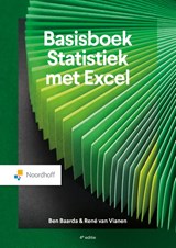 Basisboek Statistiek met Excel - Ben Baarda ; René van Vianen - 9789001038977
