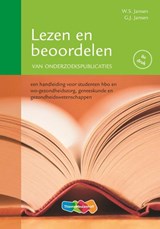 Lezen en beoordelen van onderzoekspublicaties - W.S. Jansen ; G.J: Jansen - 9789006643428