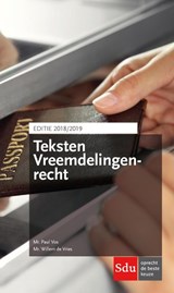 Teksten Vreemdelingenrecht 2018-2019 - Paul Vos ; Willem de Vries - 9789012403177