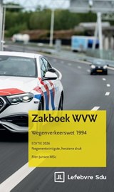 Zakboek WVW Wegenverkeerswet 1994 2026 - D.M. Jansen - 9789012411226