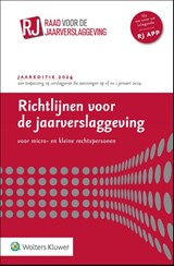 Richtlijnen voor de jaarverslaggeving voor micro- en kleine rechtspersonen 2024 -  - 9789013170801