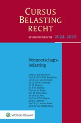 Cursus belastingrecht 2024-2025 -  - 9789013175677