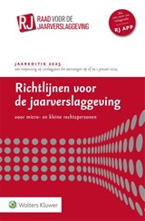 Richtlijnen voor de jaarverslaggeving voor micro- en kleine rechtspersonen 2025 -  - 9789013176827