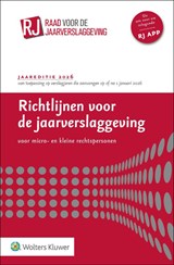 Richtlijnen voor de jaarverslaggeving voor micro- en kleine rechtspersonen 2026 -  - 9789013179187