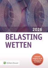 Belastingwetten 2026 -  - 9789013182361