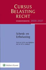 Studenteneditie Cursus Belastingrecht Schenk- en Erfbelasting 2026-2027 -  - 9789013183719