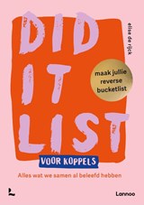 Did it list voor koppels: maak jullie reverse bucketlist - Elise De Rijck - 9789020971170