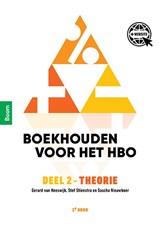 Boekhouden voor het hbo 2 Theorie - Gerard van Heeswijk ; Stef Stienstra ; Sascha Nieuwboer - 9789024427833