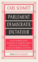 Parlement, democratie, dictatuur - Carl Schmitt - 9789024430765