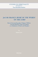 Jacob Frank's 'Book of the Words of the Lord' - R. Elior - 9789042936508