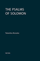 The Psalms of Solomon - T. Muraoka - 9789042953826
