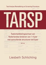 TARSP - Taal Analyse Remediëring en Screening Procedure - Liesbeth Schlichting - 9789043035613