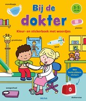 Kleur- en stickerboek met woordjes - Bij de dokter