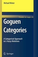 Goguen Categories - Michael Winter - 9789048175543