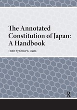 The Annotated Constitution of Japan -  - 9789048562015