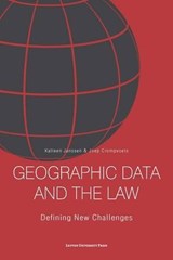 Geographic data and the Law - Katleen Janssen ; Joep Crompvoets - 9789058679246
