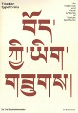 Tibetan typeforms - Jo de Baerdemaeker - 9789083269221