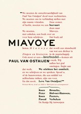 Miavoye | Koen Peeters ; Pascal Verbeken ; Peter Holvoet-Hanssen ; Koen Broucke | 