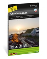 Gendarmstien 1:30.000 Calazo Outdoormap wandelkaart Denemarken -  - 9789188779922