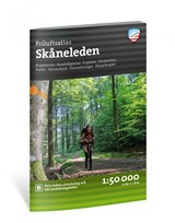 Skaneleden wandelatlas friluftsatlas 1:50.000 - wandelgids Zweden - Calazo Förlag - 9789189371217