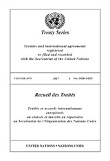 Treaty Series 3170 - United Nations Office of Legal Affairs - 9789210032414