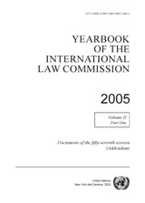 Yearbook of the International Law Commission 2005 - United Nations: International Law Commission - 9789211304190