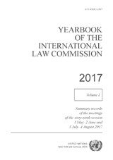 Yearbook of the International Law Commission 2017, Vol. I - International Law Commission - 9789211304312