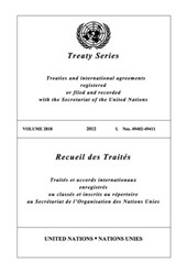 Treaty Series 2818 (English/French Edition)