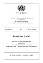 Treaty Series 2819 (English/French Edition)