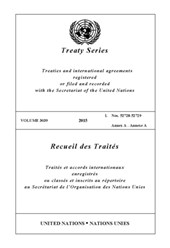 Treaty Series 3039 (English/French Edition)