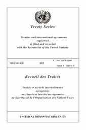 Treaty Series 3028 (English/French Edition)