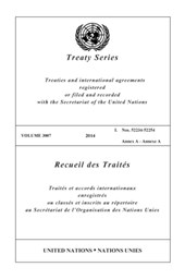 Treaty Series 3007 (English/French Edition)