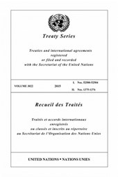 Treaty Series 3022 (English/French Edition)