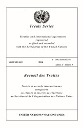 Treaty Series 3012 (English/French Edition)