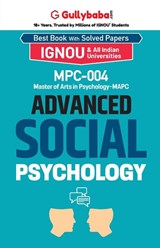 MPC-04 Advanced Social Psychology - Gullybaba. Com Panel - 9789386276025