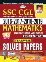 Kiran Ssc Cgl 2016-2017-2018-2019 Mathematics Yearwise 143 Solved Papers - Unknown - 9789389554809