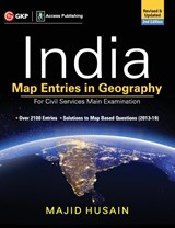 India Map Entries in Geography for Civil Services Main Examination - Majid Husain - 9789389718744