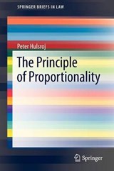 The Principle of Proportionality - Peter Hulsroj - 9789400757745
