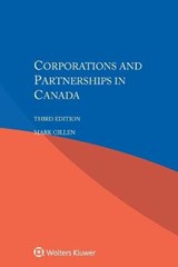 Corporations and Partnerships in Canada - Mark Gillen - 9789403501628
