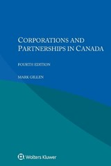 Corporations and Partnerships in Canada - Mark Gillen - 9789403545677